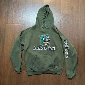 Embroidered Vintage 90s Cleveland State Vikings Sweatshirt Hoodie